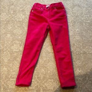 Girls Pink Corduroy Pants
